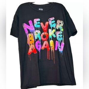 Never Broke Again Mens Graphic Tee Size Large New in Bag YoungBoy Streetwear